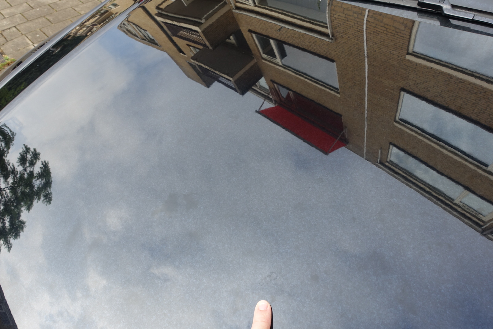 Intensieve lakcorrectie op de Tiguan