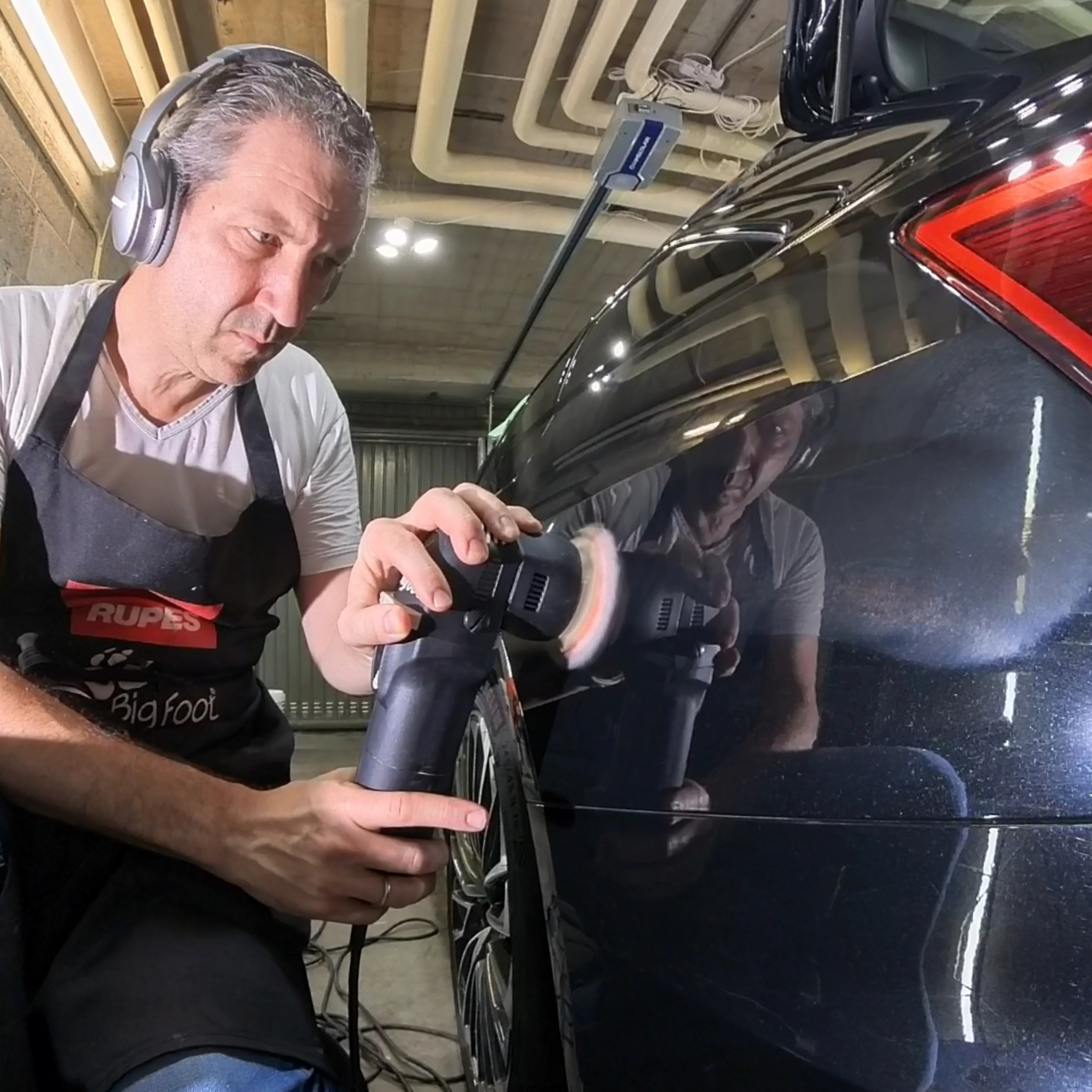 Detailer met LED inspectielamp