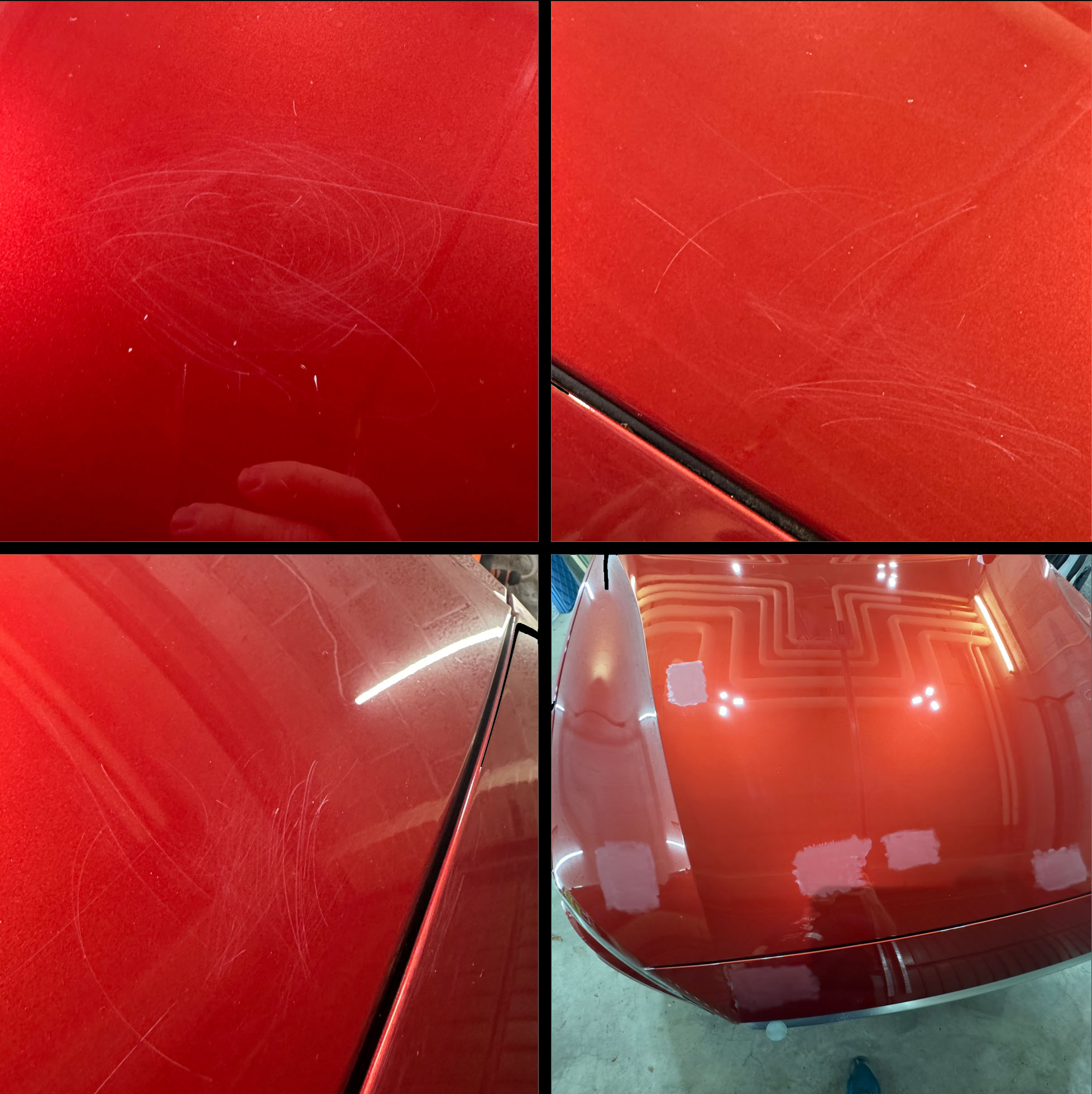 Lakdefecten voor behandeling